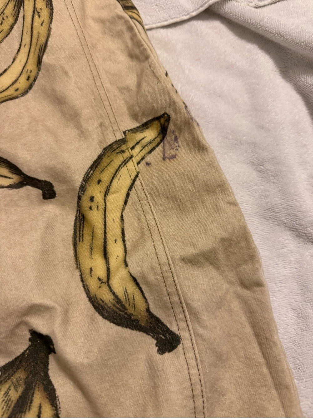 NWOT FREE PEOPLE We The Free Good Luck Printed Barrel Jeans - Go Bananas - Picture 7 of 9
